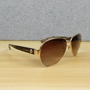 Coach Sunglasses Frames Aviator HC 7063(L148) Gold/Wild Beast 58-14-135 3N